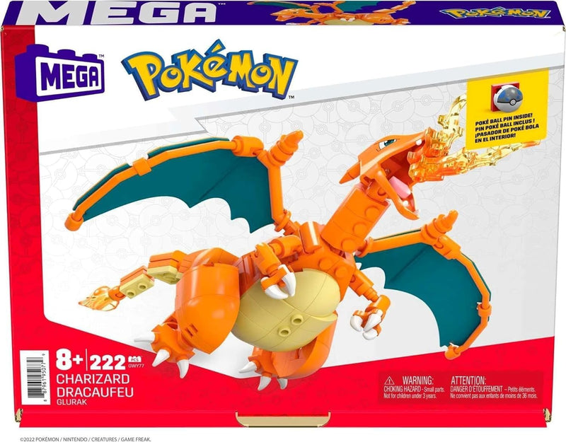 Load image into Gallery viewer, Mega Pokemon Action Figure Building Toys Set, Charizard with 222 Pieces
