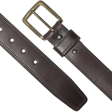Carhartt Engraved Leather Buckle Belt (Brown) Size 52