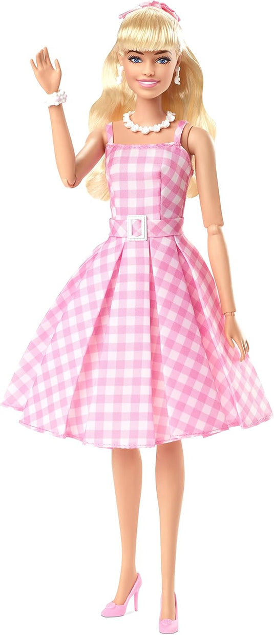 Barbie The Movie Collectible Doll, Margot Robbie As Barbie in Pink Gingham Dress