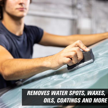 Invisible Glass 3.38-Ounce Glass Stripper Water Spot Remover Kit Eliminates Coatings, Waxes, Oils and More to Polish and Restore Automotive Glass , white