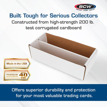 BCW Trading Card Storage Box | Holds 1600 Cards