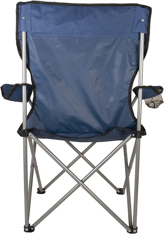 WORLD FAMOUS CAMPING QUAD CHAIR WITH CUP HOLDER