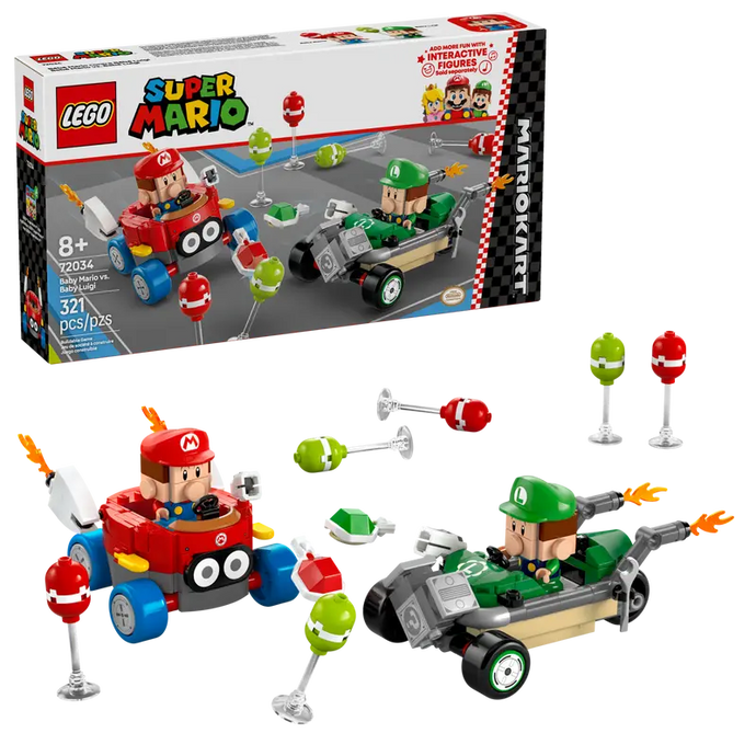 Lego Mario Kart™ – Baby Mario vs. Baby Luigi