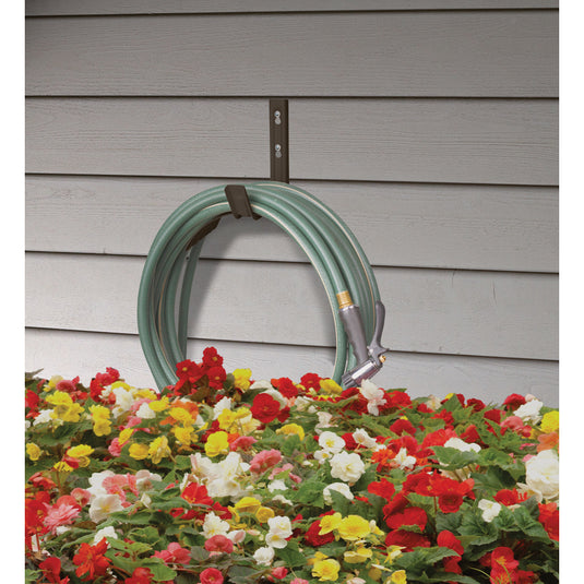 Suncast Hose Hangout 150 ft. Brown Wall Mounted Hose Hanger – shop ...