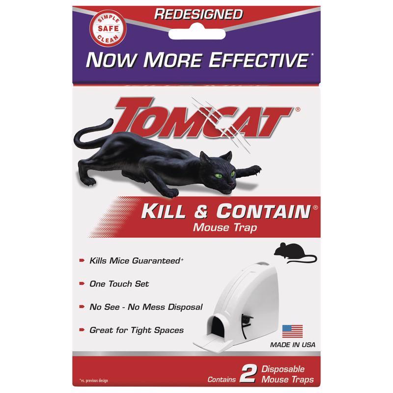 Load image into Gallery viewer, Tomcat Kill &amp; Contain Small Covered Animal Trap For Mice 2 pk
