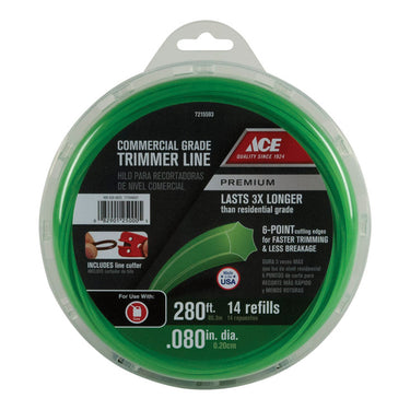 Ace Premium Commercial Grade 0.080 in. D X 280 ft. L Trimmer Line