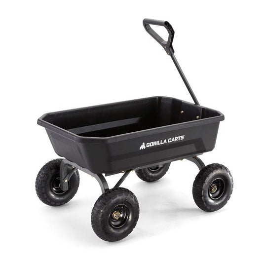 Gorilla Carts Poly Dump Cart 600 lb. cap.