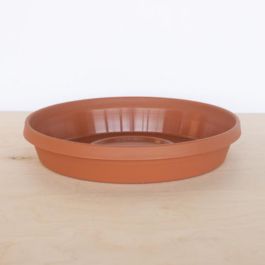 Bloem Terra 2 in. H X 9.5 in. W X 11.25 in. D Resin Traditional Plant Saucer Terra Cotta