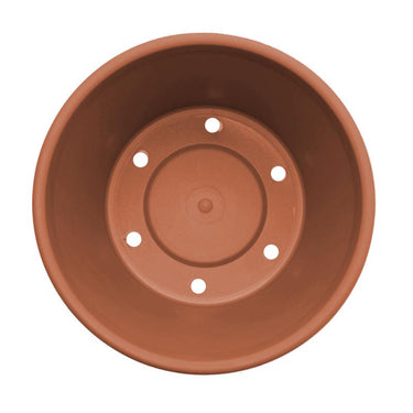 Bloem Terra 8.25 in. H X 7.5 in. W X 10.75 in. D Resin Traditional Planter Terra Cotta