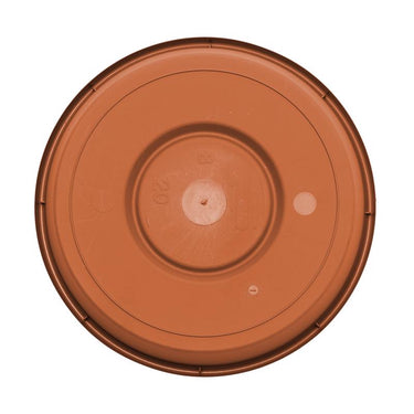 Bloem Terra 0.7 in. H X 3.75 in. D Resin Traditional Plant Saucer Terra Cotta