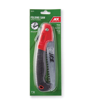 Ace 8 in. Steel Triple Cut Folding Pruning Saw
