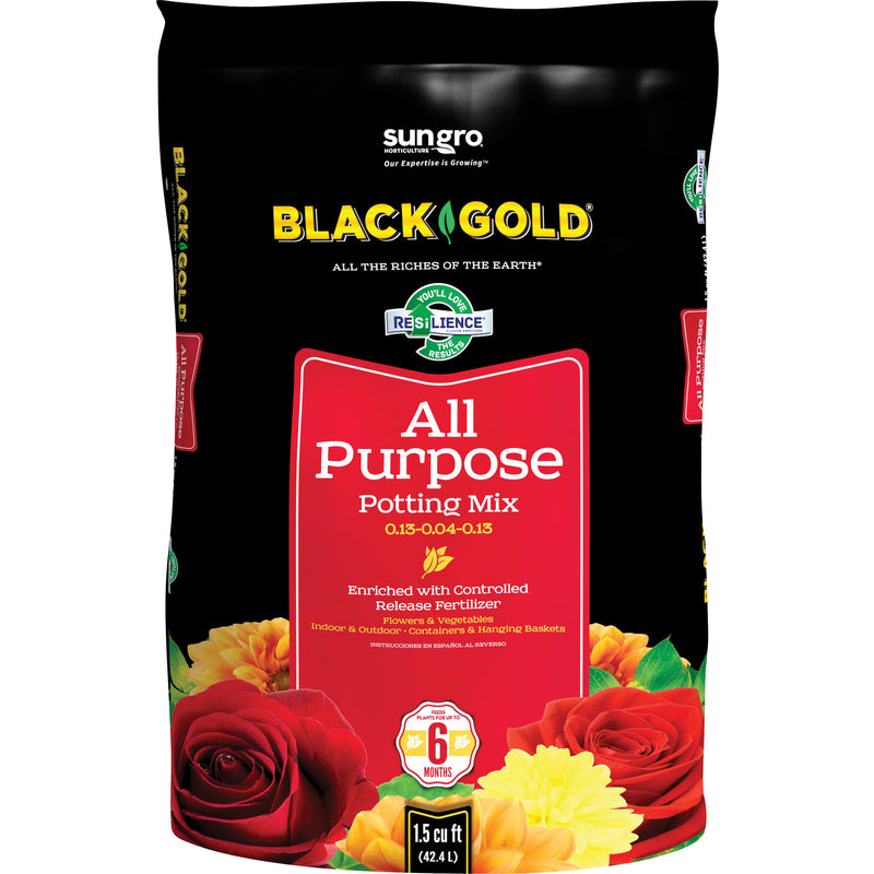 Load image into Gallery viewer, Black Gold All Purpose Potting Mix 1.5 cu ft
