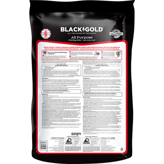 Black Gold All Purpose Potting Mix 1.5 cu ft