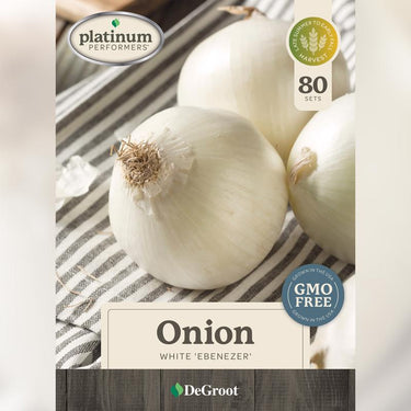 DeGroot Platinum Performers White Ebenezer Onion Bulb 80 pk