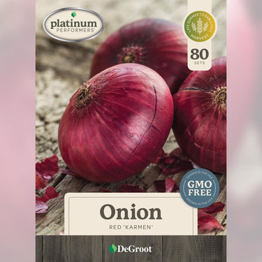 DeGroot Platinum Performers Red Onion Bulb 80 pk