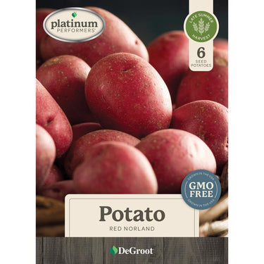 DeGroot Platinum Performers Red Norland Potato Seeds 6 pk