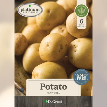 DeGroot Platinum Performers Kennebec Potato Seeds 6 pk