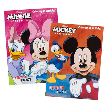 Mickey and Minnie 80 pg Coloring and Activity Book