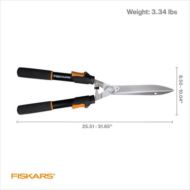 Fiskars 10 in. Steel Serrated Hedge Shears