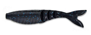 Yamamoto 3" Zako Swimbait 8-Pack (Black/Blue Flake)