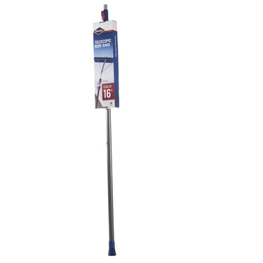 Garant 24 in. W x 16.5 ft. L Poly Roof Rake Telescoping Handle