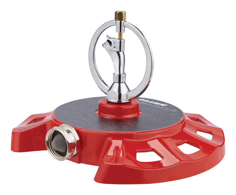 Load image into Gallery viewer, Dramm ColorStorm Plastic/Zinc Sled Base Spinning Sprinkler 1100 sq ft
