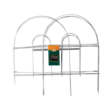 Panacea 8 ft. L X 18 in. H PVC White Garden Fence
