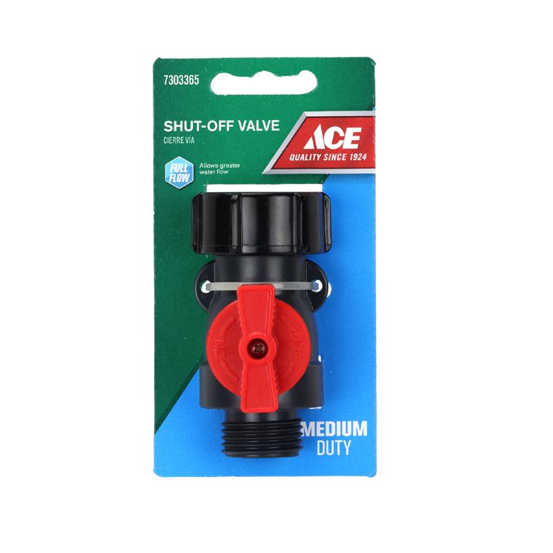 Load image into Gallery viewer, Ace Plastic Threaded Male Hose Shut-off Valve
