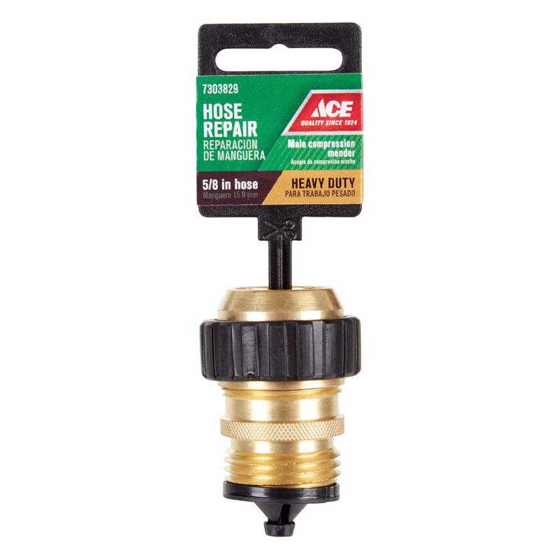 Load image into Gallery viewer, Ace 5/8 in. Brass Threaded Male Hose Mender
