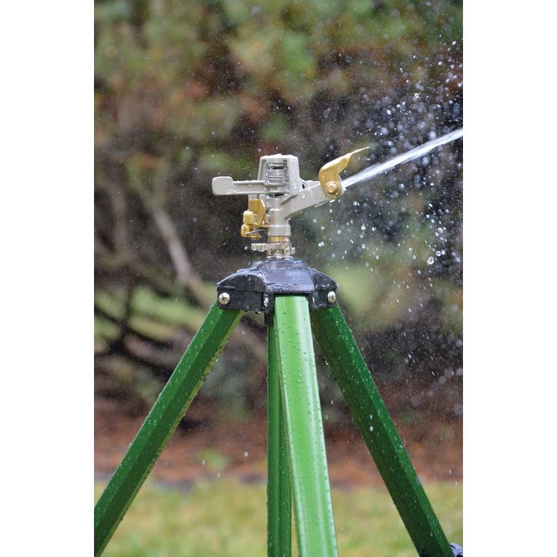 Load image into Gallery viewer, Ace Aluminum Tripod Base Impulse Sprinkler 6358 sq ft 1 pk
