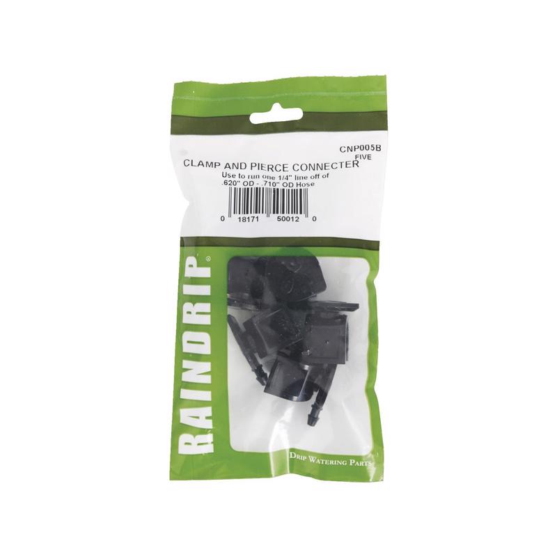 Load image into Gallery viewer, Raindrip For 1/4 in. Tubing Drip Irrigation Self-Piercing Clamp 5 pk
