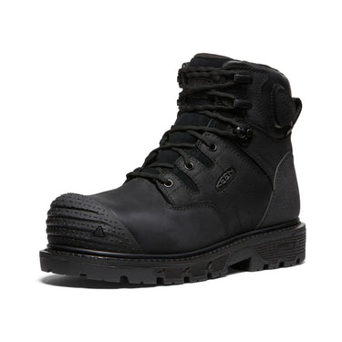 Keen Men's Camden 6" Waterproof Boot (Carbon Toe) Black/Black 11.5EE
