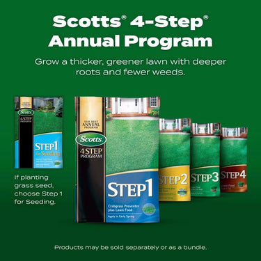 Scotts Step 1 Crabgrass Preventer Annual Program Lawn Food For Multiple Grass Types 5000 sq ft