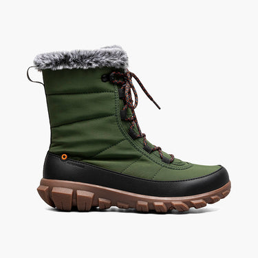 Bogs Women's Cedar Quilt Lace Waterproof Boots (Cedar) Size 7M