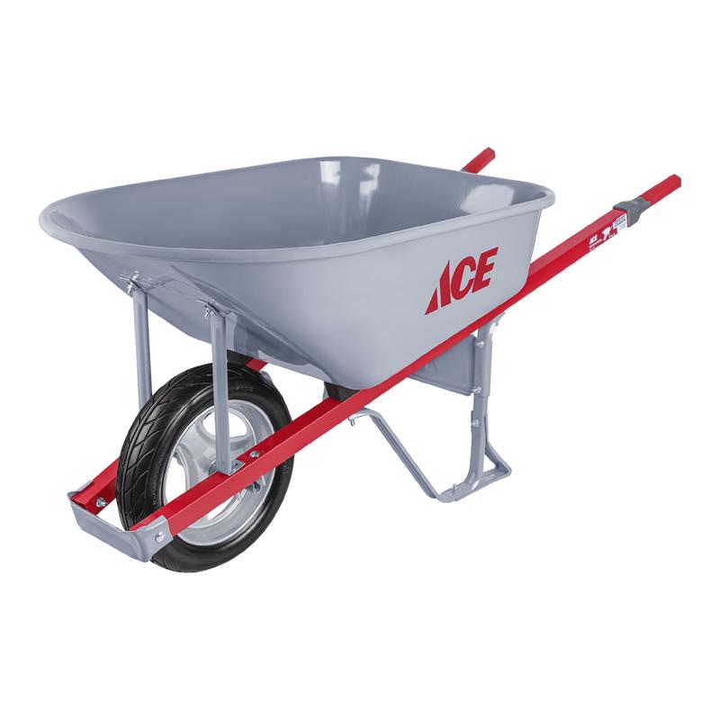 Load image into Gallery viewer, Ace Steel Contractor Wheelbarrow 6 cu ft
