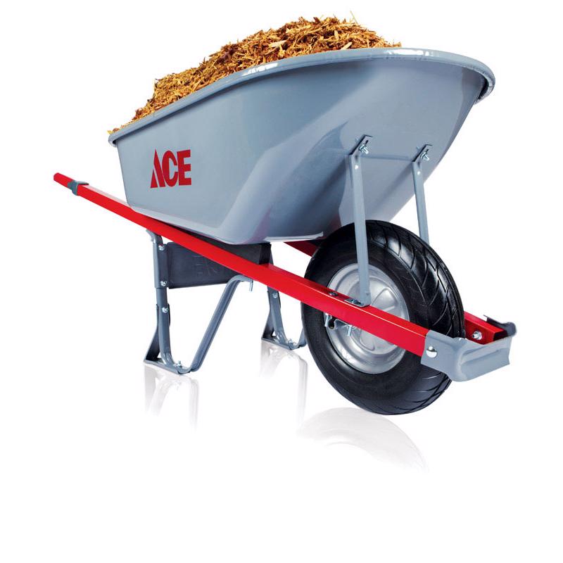 Load image into Gallery viewer, Ace Steel Contractor Wheelbarrow 6 cu ft
