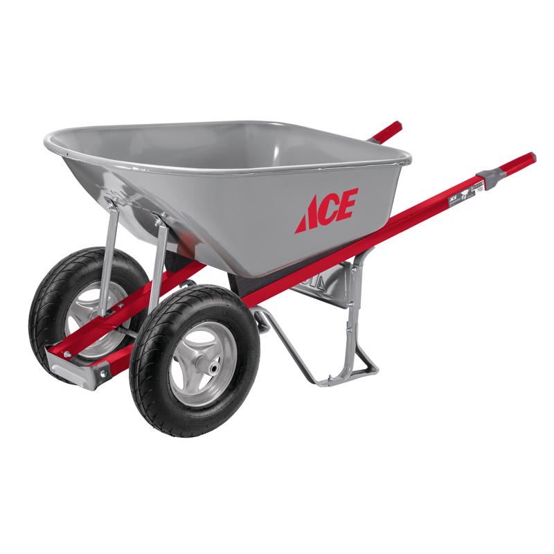 Load image into Gallery viewer, Ace Steel Contractor Wheelbarrow 6 cu ft
