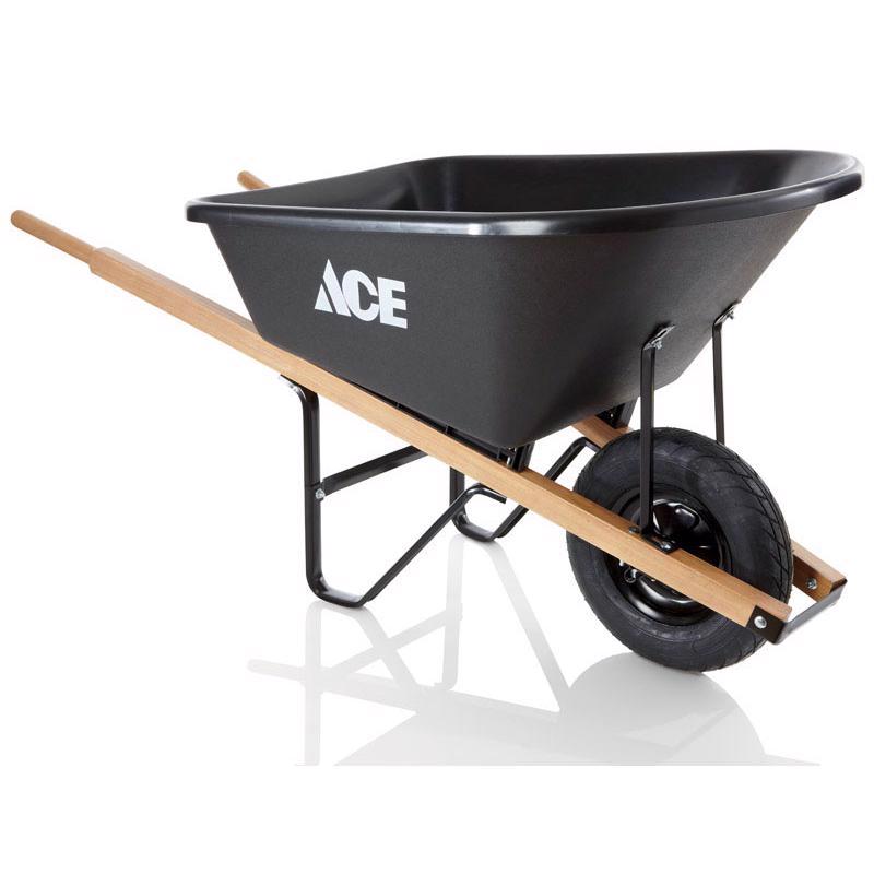 Load image into Gallery viewer, Ace Poly Residential Wheelbarrow 6 cu ft
