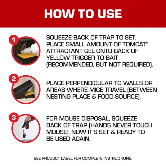 Tomcat Small Snap Trap For Mice 2 pk