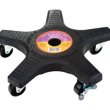 Down Under Decksaver 3.5 in. H X 15.25 in. W X 15.25 in. D X 15.25 in. D Plastic Plant Caddy Black