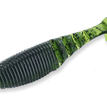 Yamamoto Paddle Tail Zako 4" Fading Watermelon with Black Flake