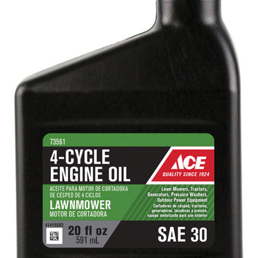 Ace SAE 30 4-Cycle Lawn Mower Motor Oil 20 oz 1 pk