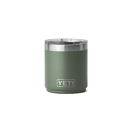 Yeti Rambler 10 Oz Lowball 2.0 with Magslider Lid Camp Green