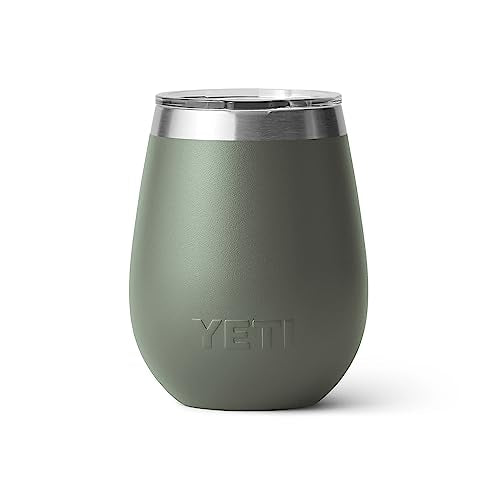 Load image into Gallery viewer, Yeti Rambler 10 Oz Wine Tumbler with Magslider Lid Camp Green
