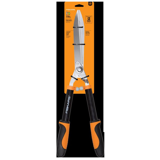 Fiskars 13 in. Steel Serrated Hedge Shears
