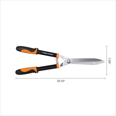 Fiskars 13 in. Steel Serrated Hedge Shears