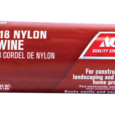 Ace 18 in. D X 525 ft. L Pink Twisted Nylon Twine