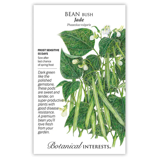 Botanical Interests Jade Bush Bean Seeds