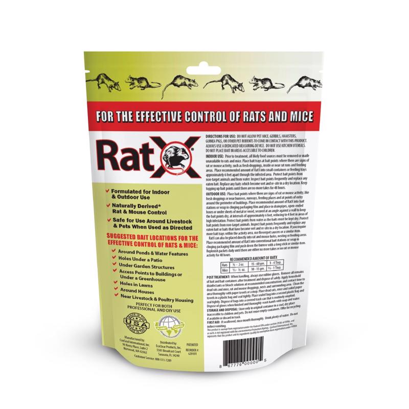 Load image into Gallery viewer, RatX Non-Toxic Bait Pellets For Mice and Rats 1 lb 1 pk
