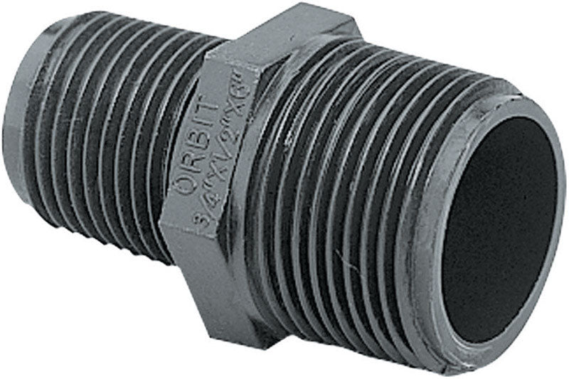 Load image into Gallery viewer, Orbit Adapter 1/2 in. x 3/4 in. Male Pipe Thread Poly Riser Adapter
